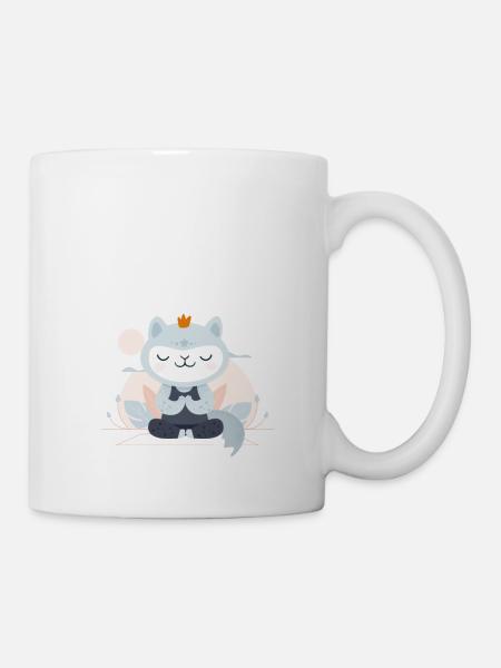 Keep Calm puss - Mug - white