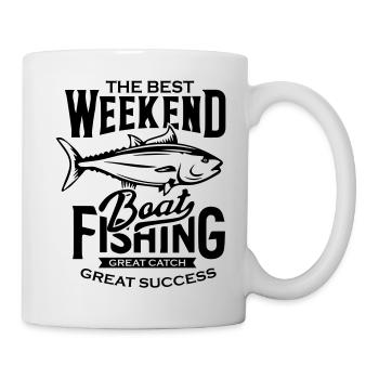 Fishing boat - Mug - white - Right