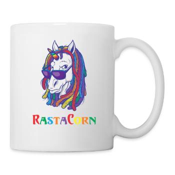 Reggae Einhorn - RastaCorn - Tasse - Weiß - Rechts