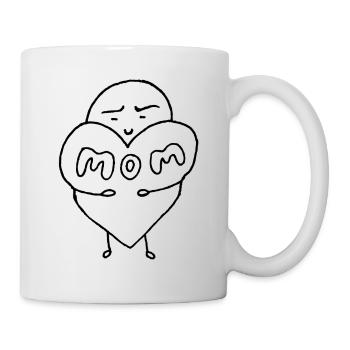 mom, you're the best! - Mug - white - Right