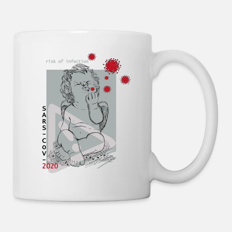 Risque de contagion - Mug blanc - blanc