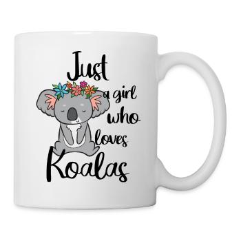Just a girl who loves koalas. - Mug - white - Right