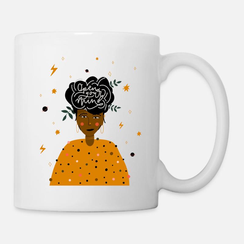 Open your mind - Tasse - Weiß