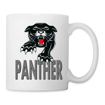 Panther Tierliebhaber Tierschutz - Tasse - Weiß - Rechts