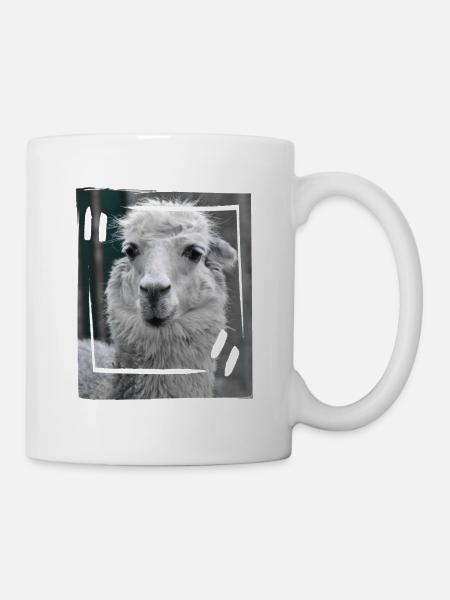 Lama - Tasse - Weiß