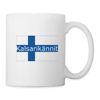 Drapeau Kalsarikännit Finlande - Mug blanc - blanc - Droite