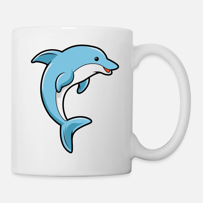 Dauphin - dauphin - Mug blanc - blanc