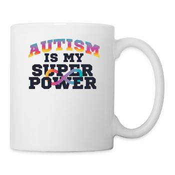 Autism Is My Superpower Autism Is Superhero - Mug - white - Right