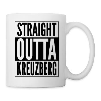 Quartier Straight Outta Kreuzberg à Berlin - Mug blanc - blanc - Droite