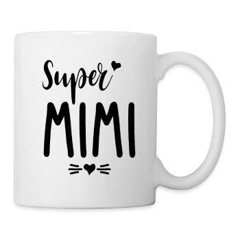 Super Mimi Muttertagsgeschenk der Frauen - Tasse - Weiß - Rechts