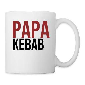 Papa Kebab - Tasse - Weiß - Rechts