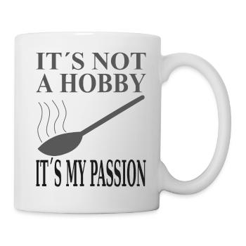 Cooking cook hobby wooden spoon - Mug - white - Right