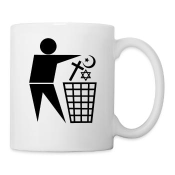 Anti-Religion. - Tasse - Weiß - Rechts