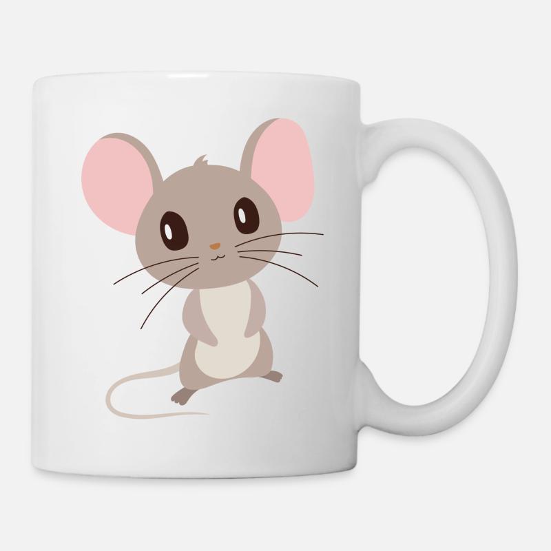 Maus - Tasse - Weiß