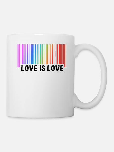 Liebe ist Liebe Lgbt - Tasse - Weiß