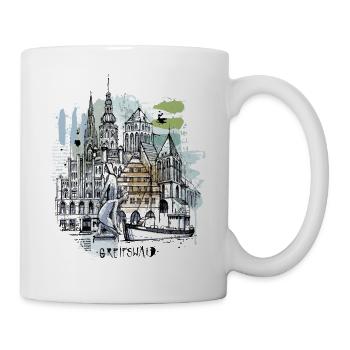 Greifswald illustration - Mug - white - Right