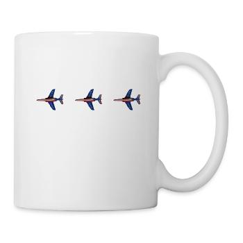 Patrouille de France avions - Mug blanc - blanc - Droite