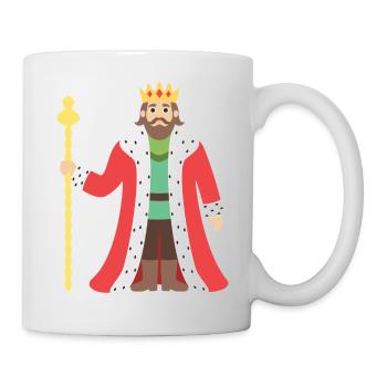 Roi - Mug blanc - blanc - Droite