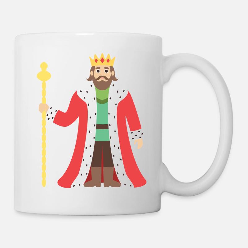 König - Tasse - Weiß
