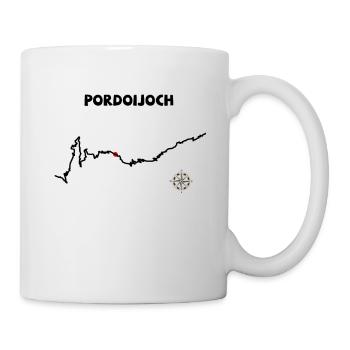 Passo Pordoi Pordoijoch - Tasse - Weiß - Rechts