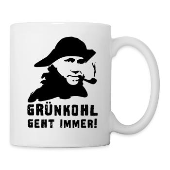 Grünkohl geht immer (Smutje) - Tasse - Weiß - Rechts