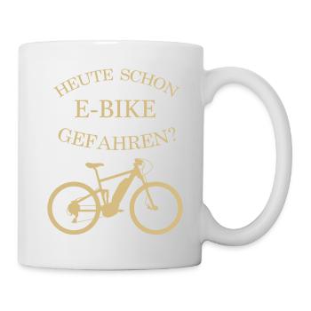 e bike e-bike spruch - Tasse - Weiß - Rechts