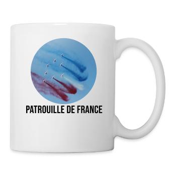 Patrouille de France air show - Mug - white - Right