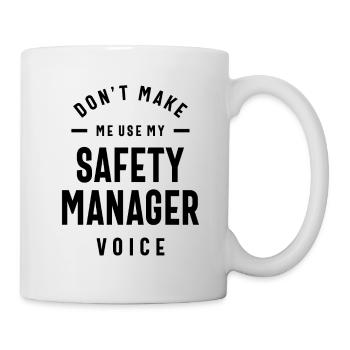 Safety Manager Job Title Gift - Mug - white - Right