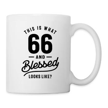 66 Year Old - 66th Birthday Funny Gift - Mug - white - Right