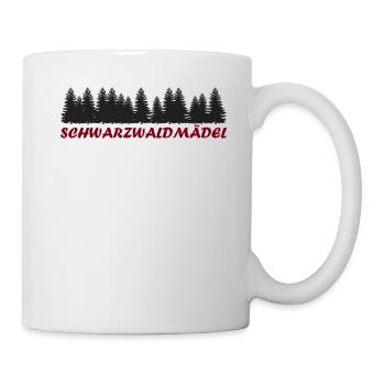 Schwarzwaldmädel Bollenhut Schwarzwald Urlaub Dame - Tasse - Weiß - Rechts