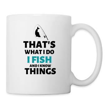 Fishing Funny Quote - Fishing humor - Fishermen - Mug - white - Right