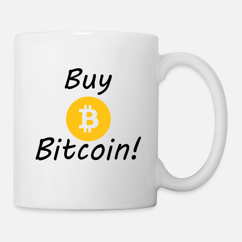 Buy Bitcoin! Crypto Currency - Mug - white