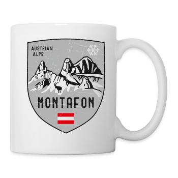 Montafon Trois tours Autriche Armoiries - Mug blanc - blanc - Droite