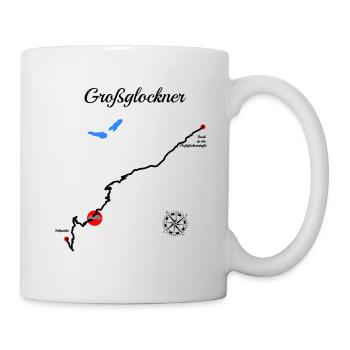 Großglockner Serpentine Pass in der Österreich Ra - Tasse - Weiß - Rechts