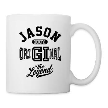 Jason Personalized Name Birthday Gift - Mug - white - Right
