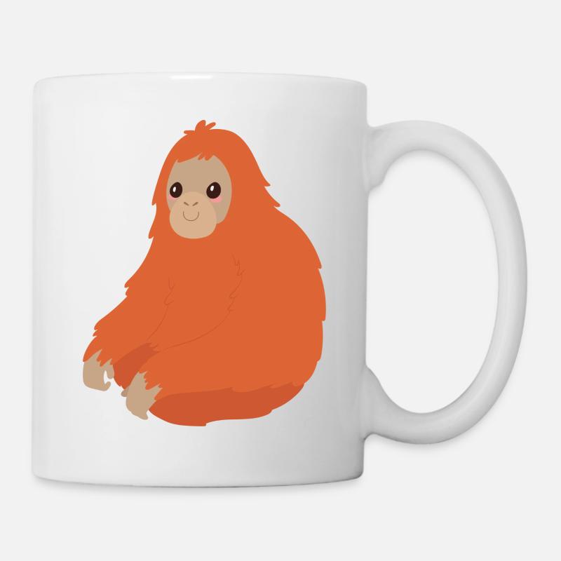 Orangutan - Tasse - Weiß