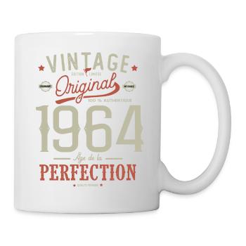Zeitalter der Perfektion 1964 Jubiläum 58 Jahre - Tasse - Weiß - Rechts