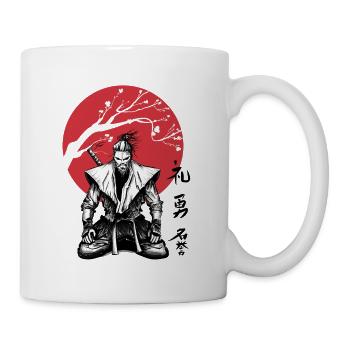 Samurai Bushido Ronin Ninja Respect Honor Courage - Mug - white - Right