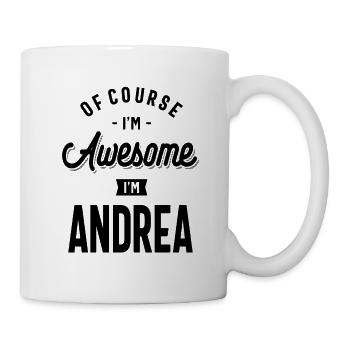 Andrea Personalized Name Birthday Gift - Mug - white - Right