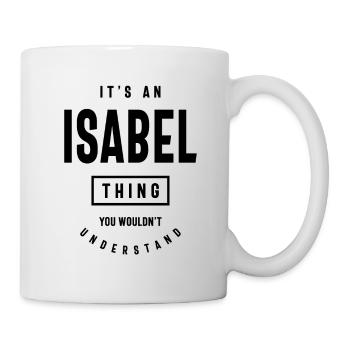 Isabel Personalized Name Birthday Gift - Mug - white - Right