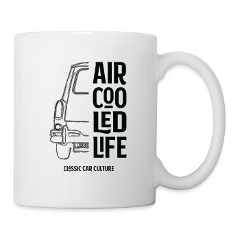 Luftgekühlter Typ 3 mit quadratischem Rücken - Oldtimer-Kultur - Tasse - Weiß - Rechts