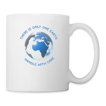 there is only one earth - Mug - white - Right