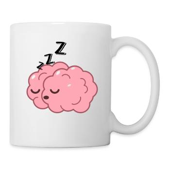 Brain tired - Mug - white - Right