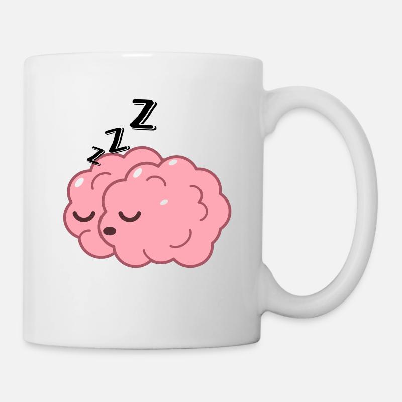 Cerveau fatigué - Mug blanc - blanc
