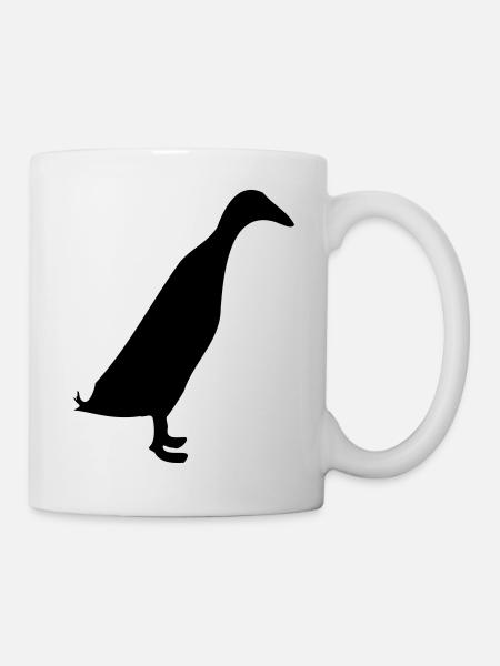 laufente - Tasse - Weiß