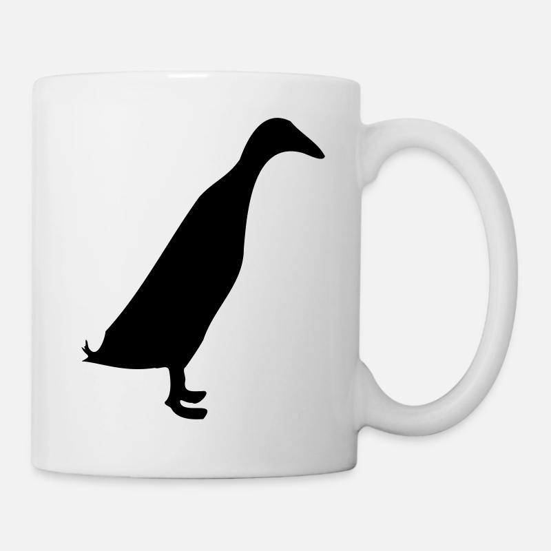 laufente - Tasse - Weiß