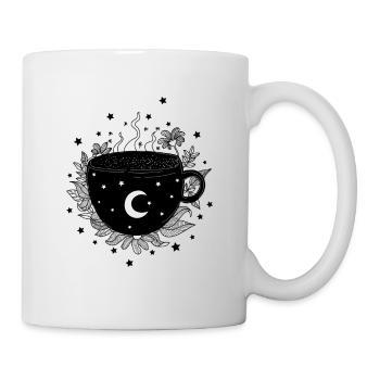 Mug avec thé, herbes, mug sorcière, Halloween - Mug blanc - blanc - Droite