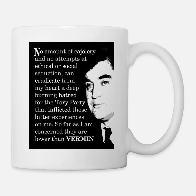 Nye Bevan Vermin Quote - Mug - white