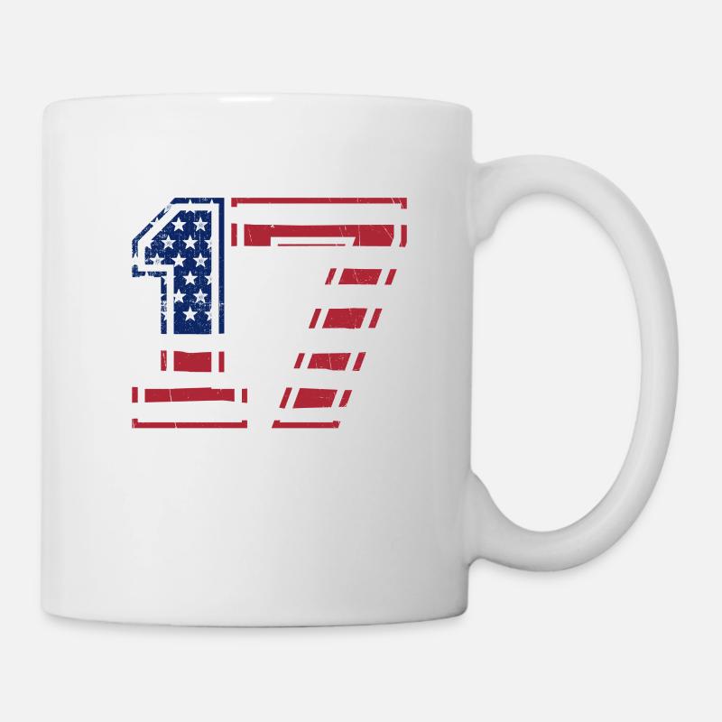 Patriot Nummer 17 - Tasse - Weiß
