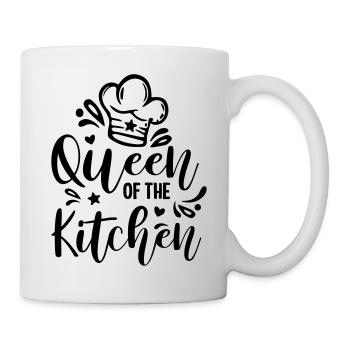 Queen of the Kitchen - Tasse - Weiß - Rechts